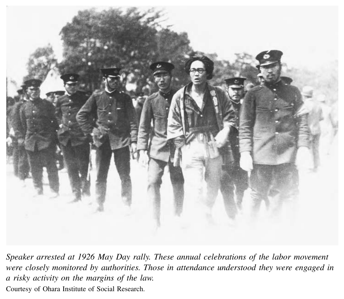 1926年五一集会上被捕的演讲者